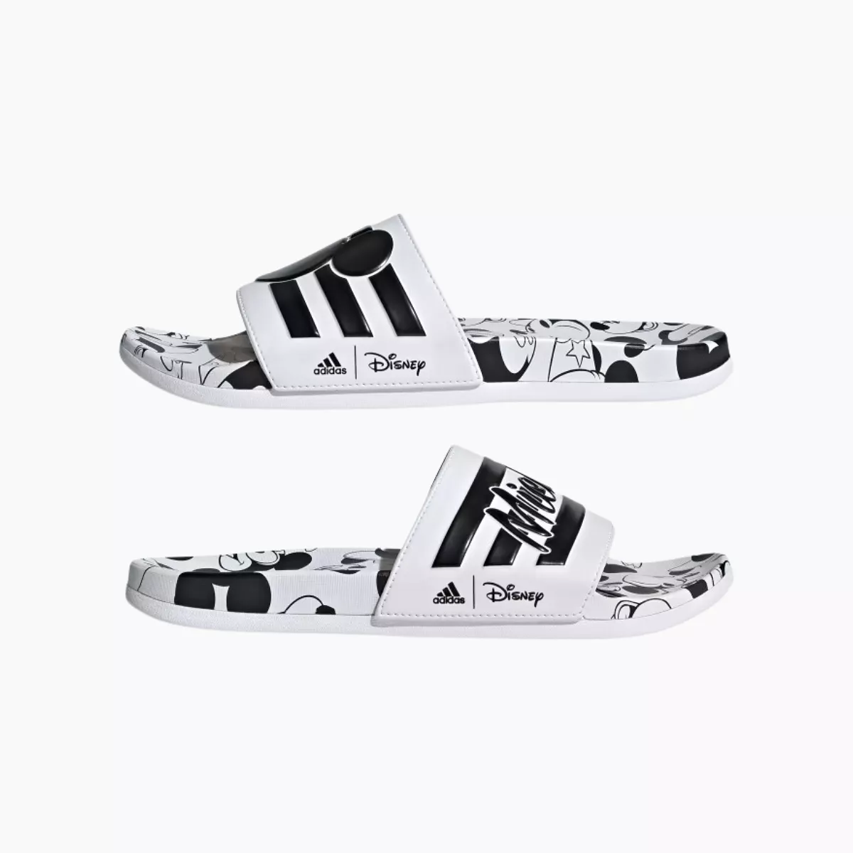 Adidas Adilette Comfort Mickey Mouse Slide -Cloud White/Core Black