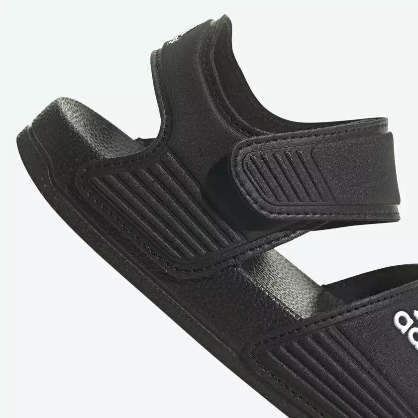 Adidas Adilette Kids Sandals (4-7 Year) -Core Black/Cloud White/Core Black