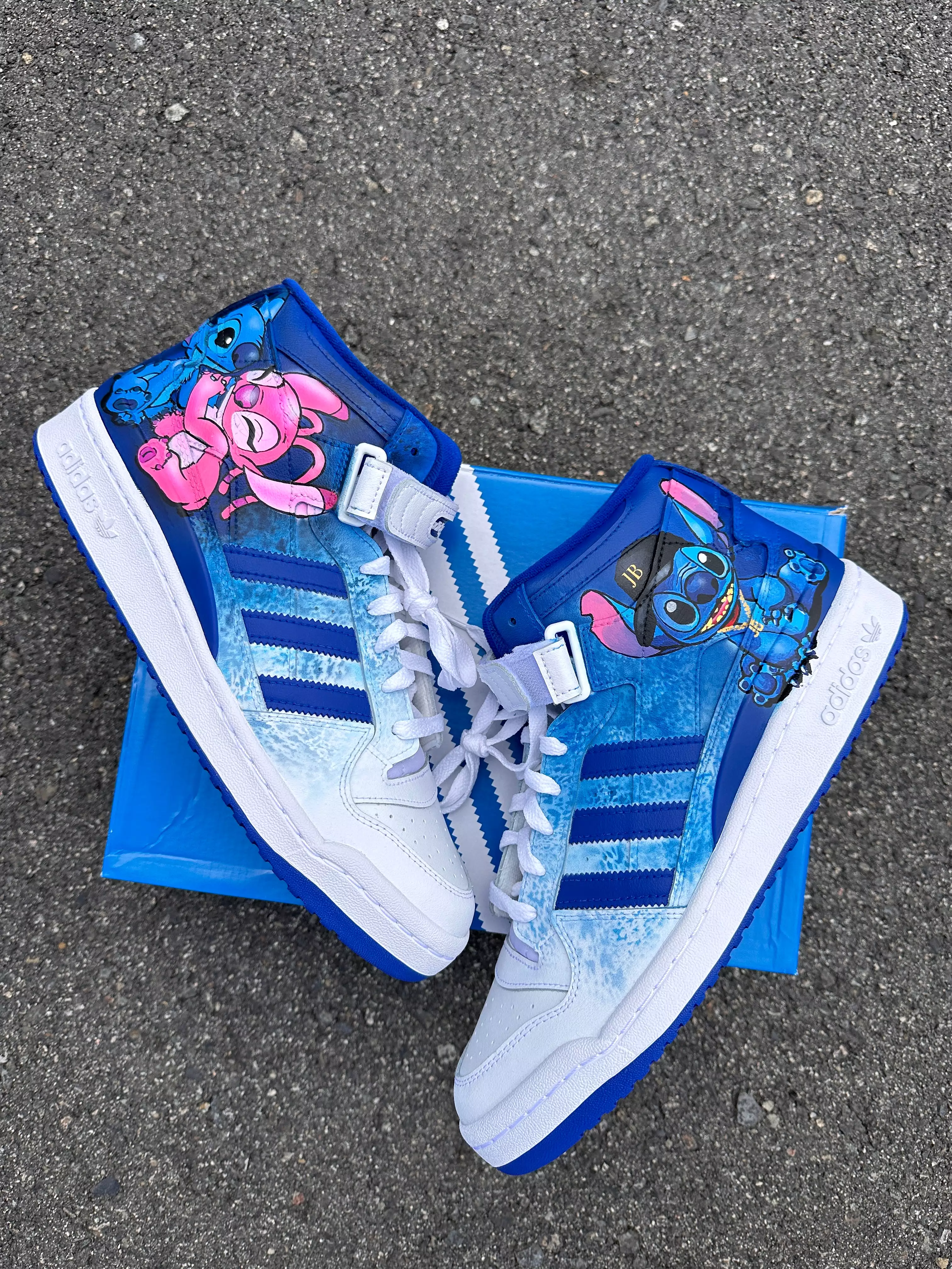 Adidas Forum Mid ( Blue/White ) - 10.5M - Custom Order - Invoice 2 of 2