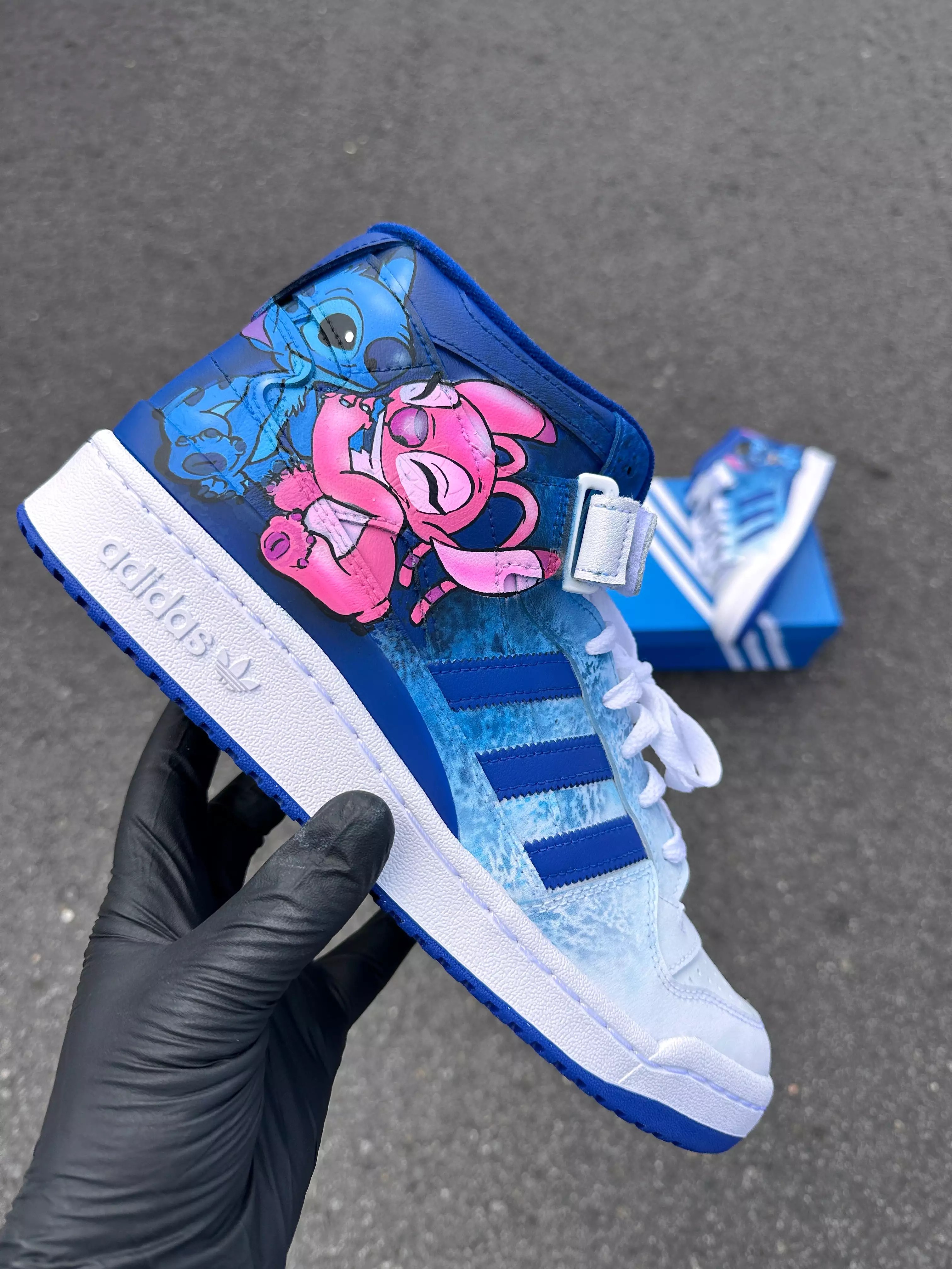 Adidas Forum Mid ( Blue/White ) - 10.5M - Custom Order - Invoice 2 of 2