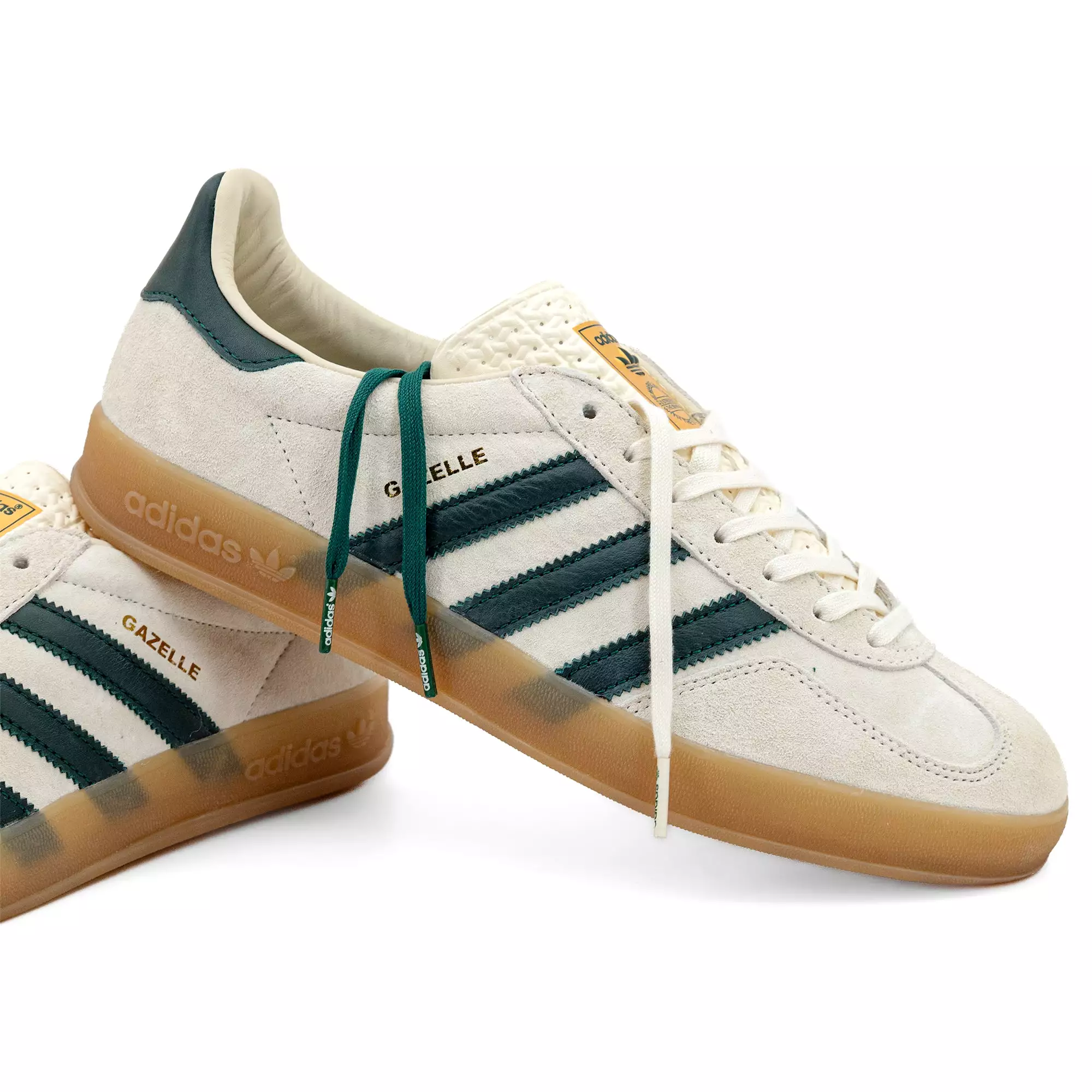 adidas Gazelle Indoor Cream White/Collegiate Green/Gum IH7502