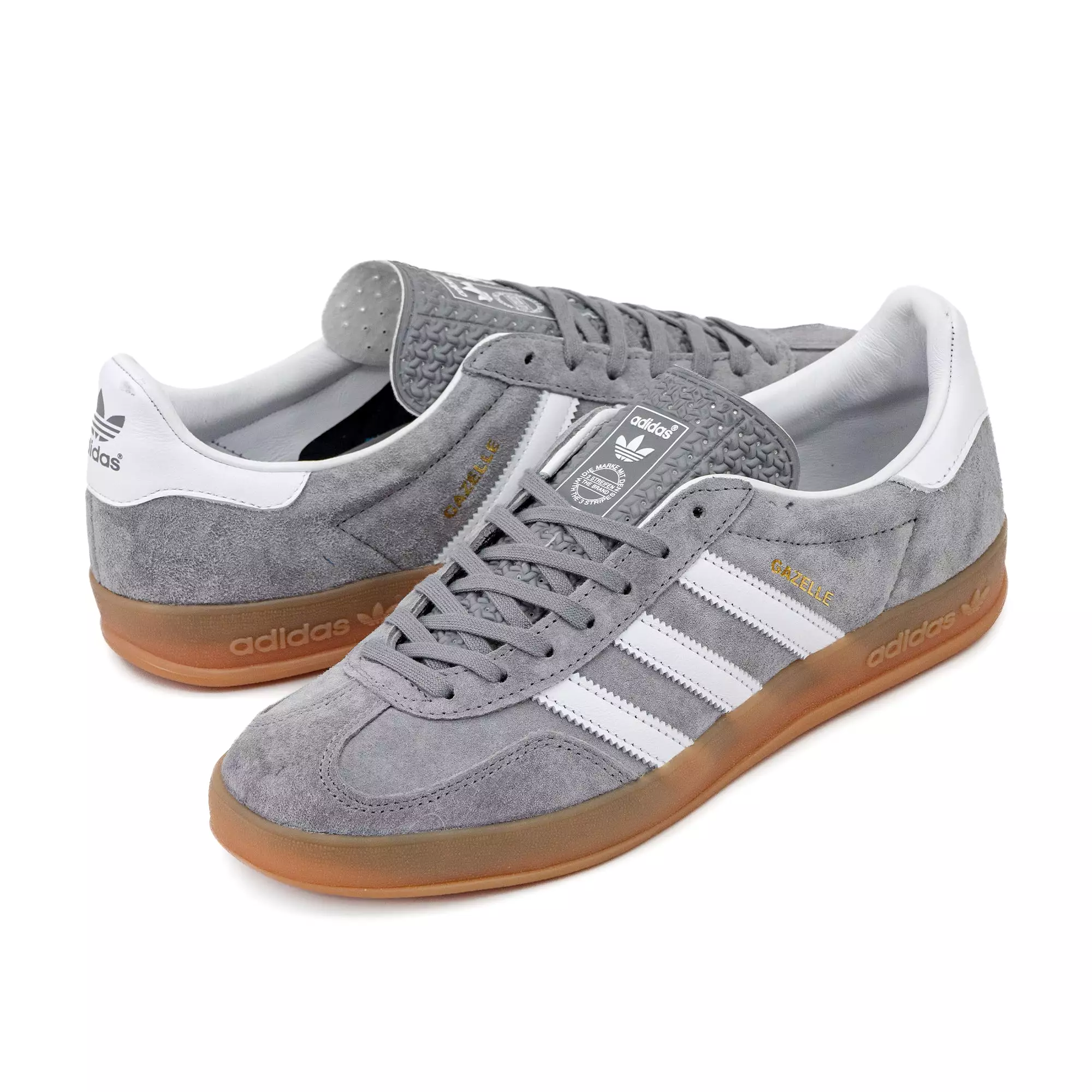 adidas Gazelle Indoor Grey Three / Cloud White / Gum ID0978