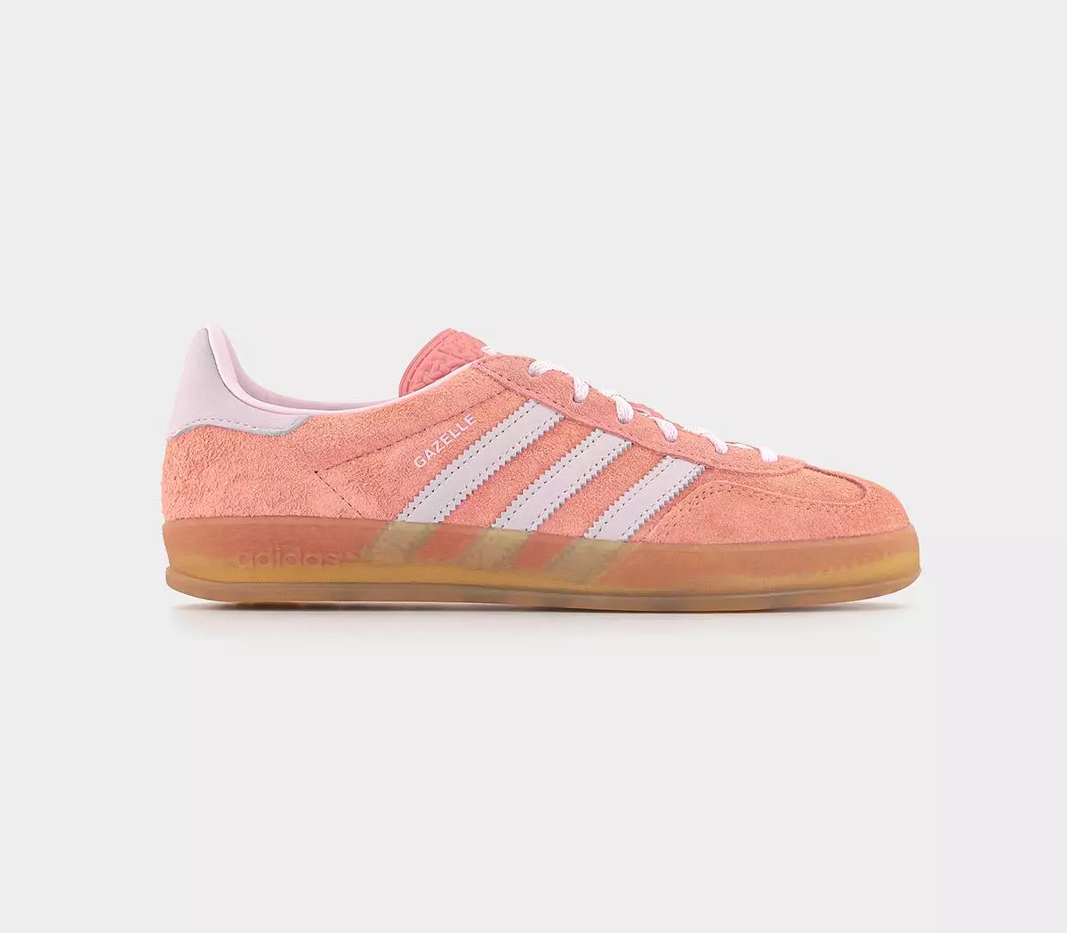 adidas Gazelle Indoor Wonder Clay Clear Pink Gum Trainers