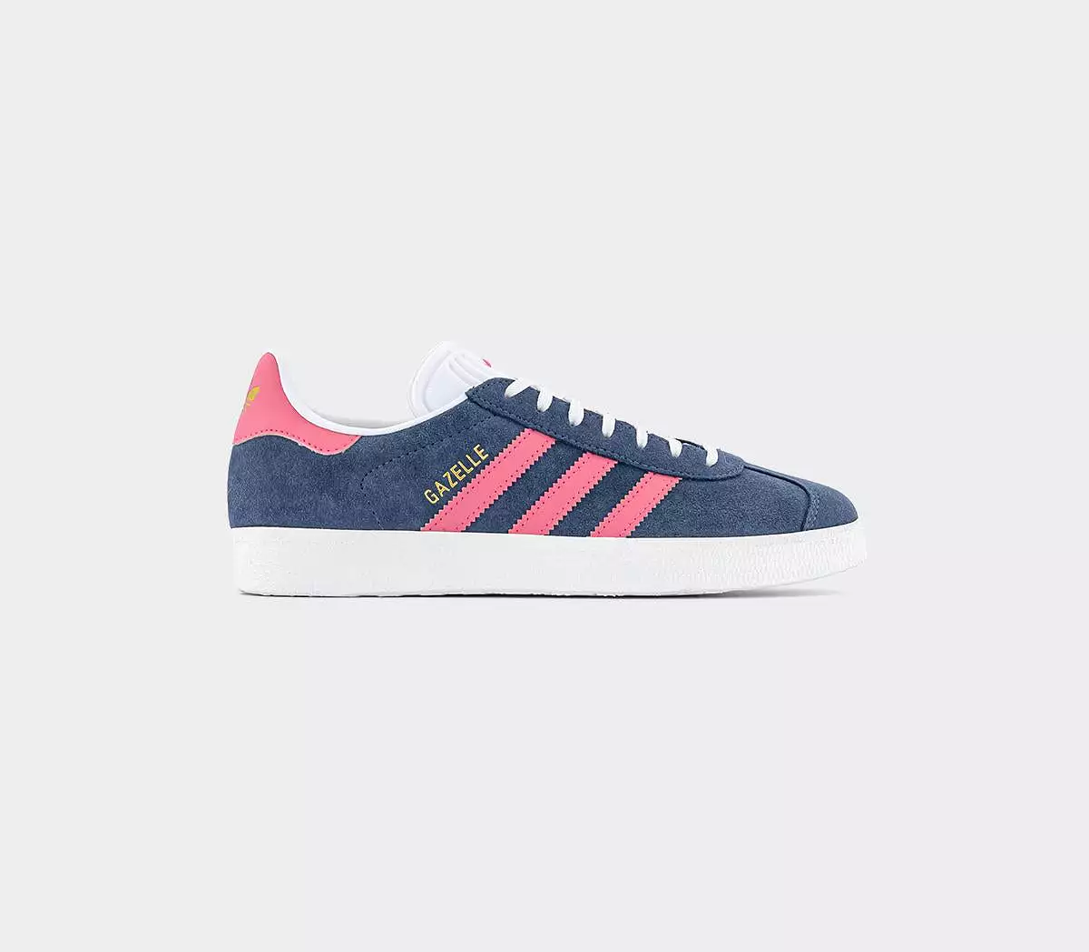 adidas Gazelle Trainers Preloved Ink Lucid Pink Gold Met