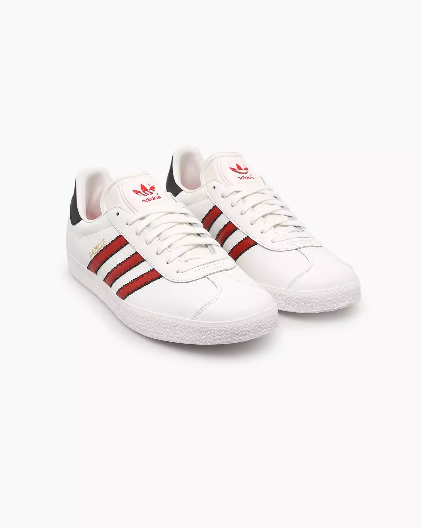 Adidas Gazelle White/Scarlet