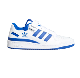 Adidas Men's Forum Low Shoes - Cloud White / Cloud White / Royal Blue