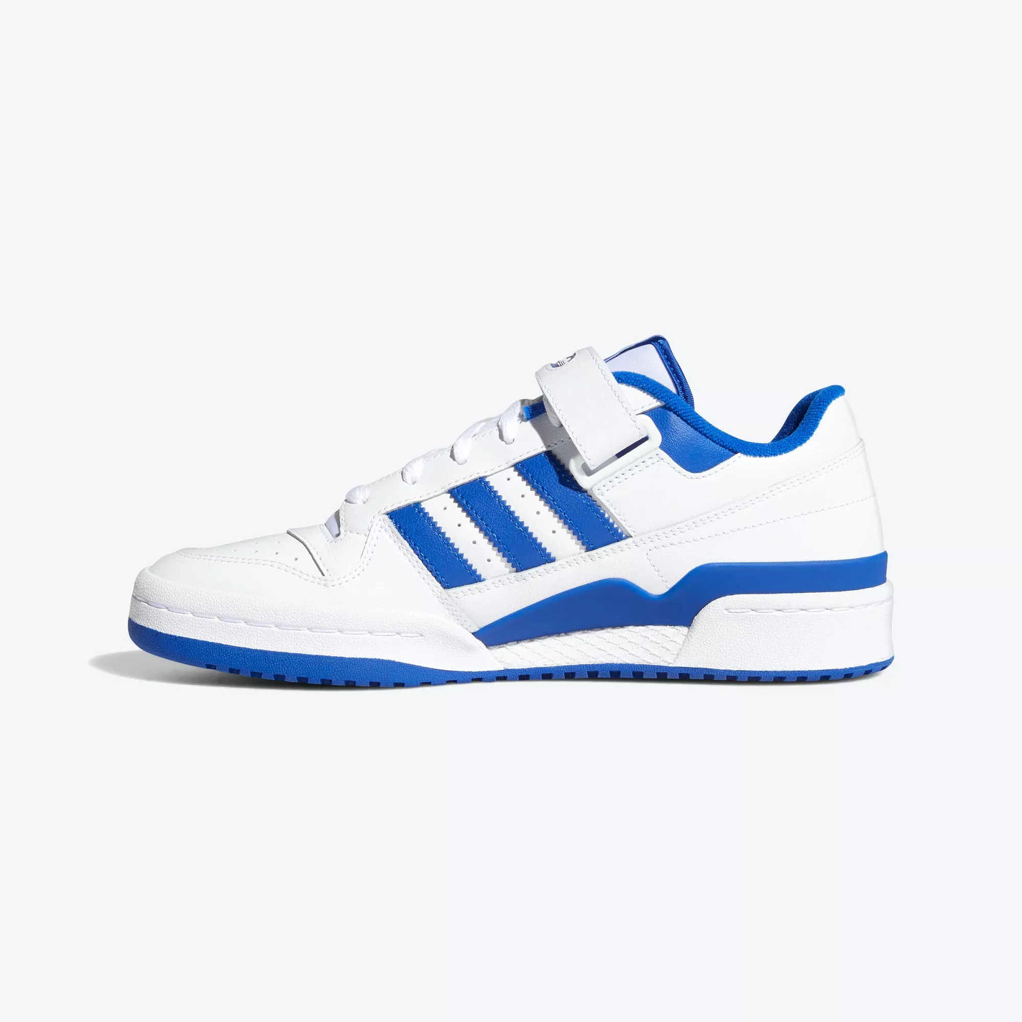 Adidas Men's Forum Low Shoes - Cloud White / Cloud White / Royal Blue