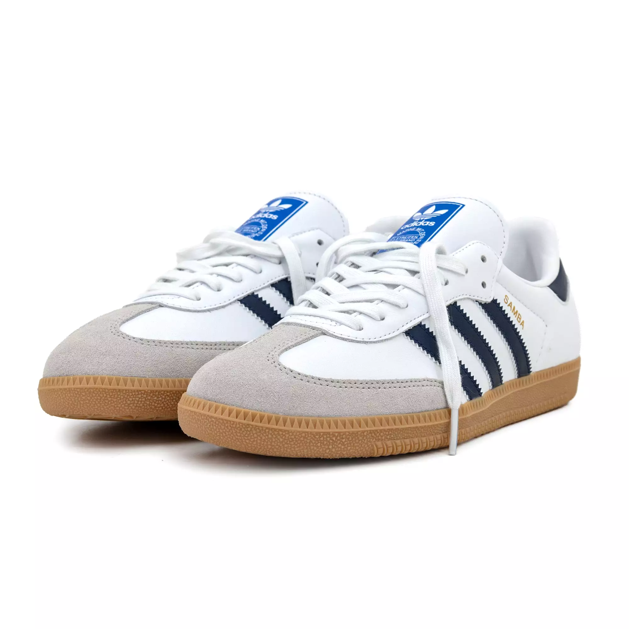 adidas Samba OG Cloud White/Indigo/Gum IF3814