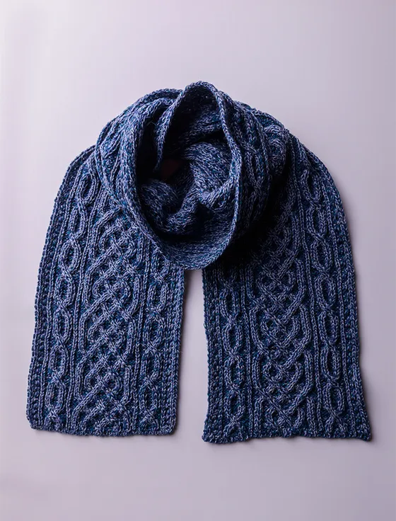 Aran Plated Scarf