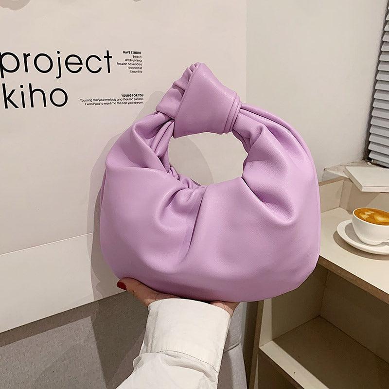 Autumn High-end niche design pleated cloud bag