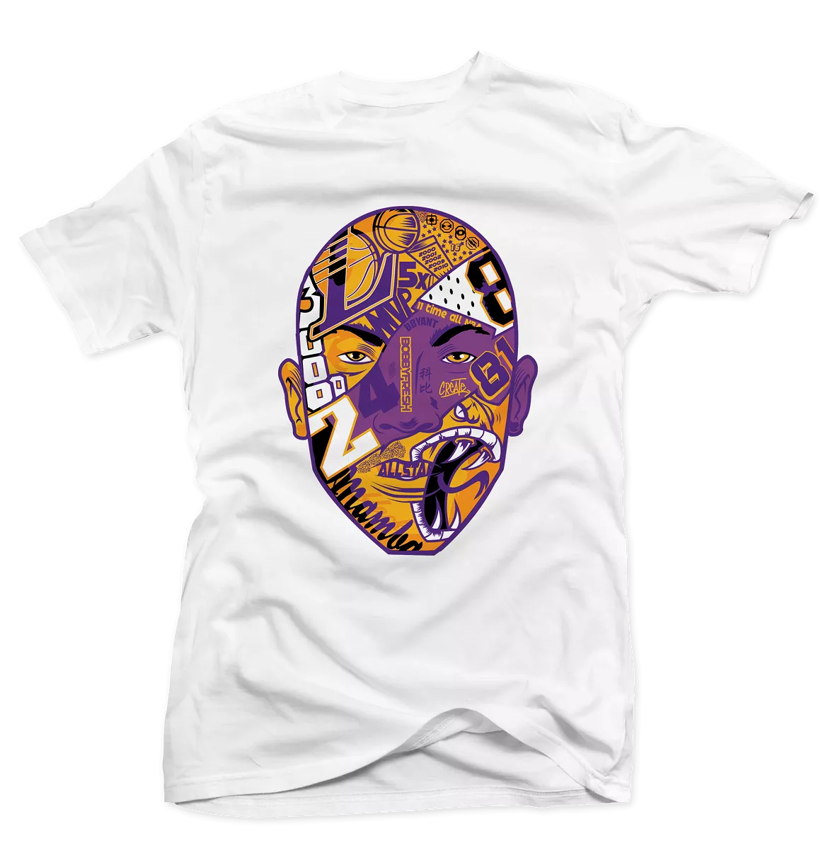 Black Mamba White Tee (Blowout Sale)