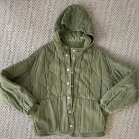 Blank NYC Women's Green Jacket