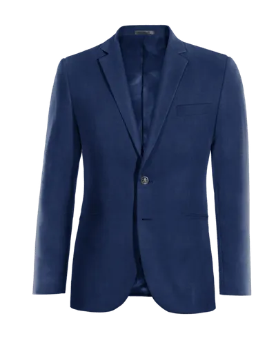  Blazer azul cobalto slim fit