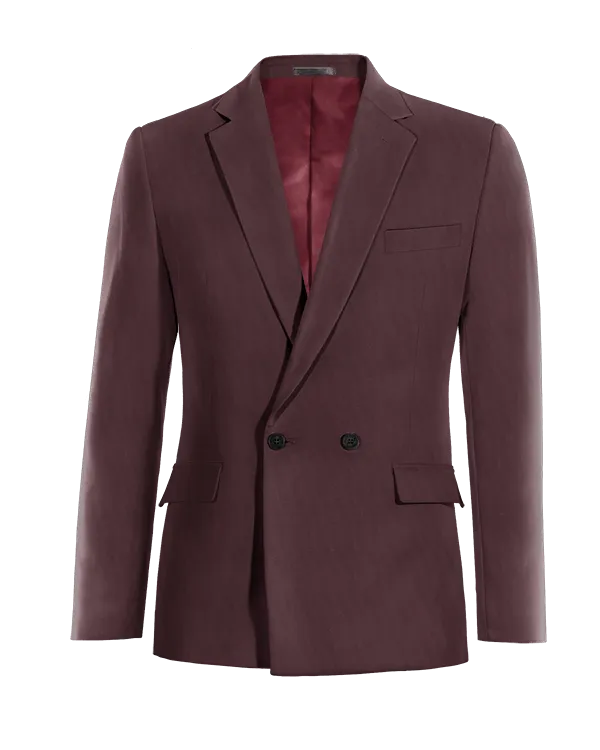  Blazer cruzada burdeos esencial