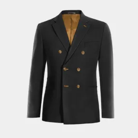  Blazer cruzada negro Ónix slim fit