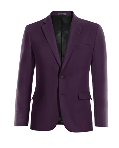  Blazer lila oscuro esencial