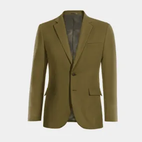  Blazer verde militar elástica de entretiempo