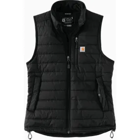 Carhartt Carhartt Rain Defender Women's Small Regular Black Nylon Insulated Mock Neck Vest