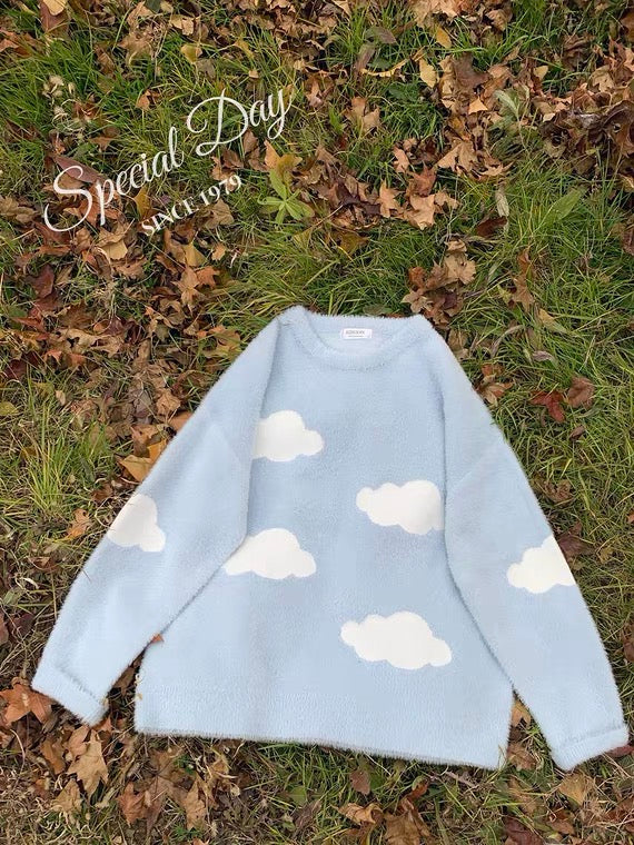 cloud fleece sweater