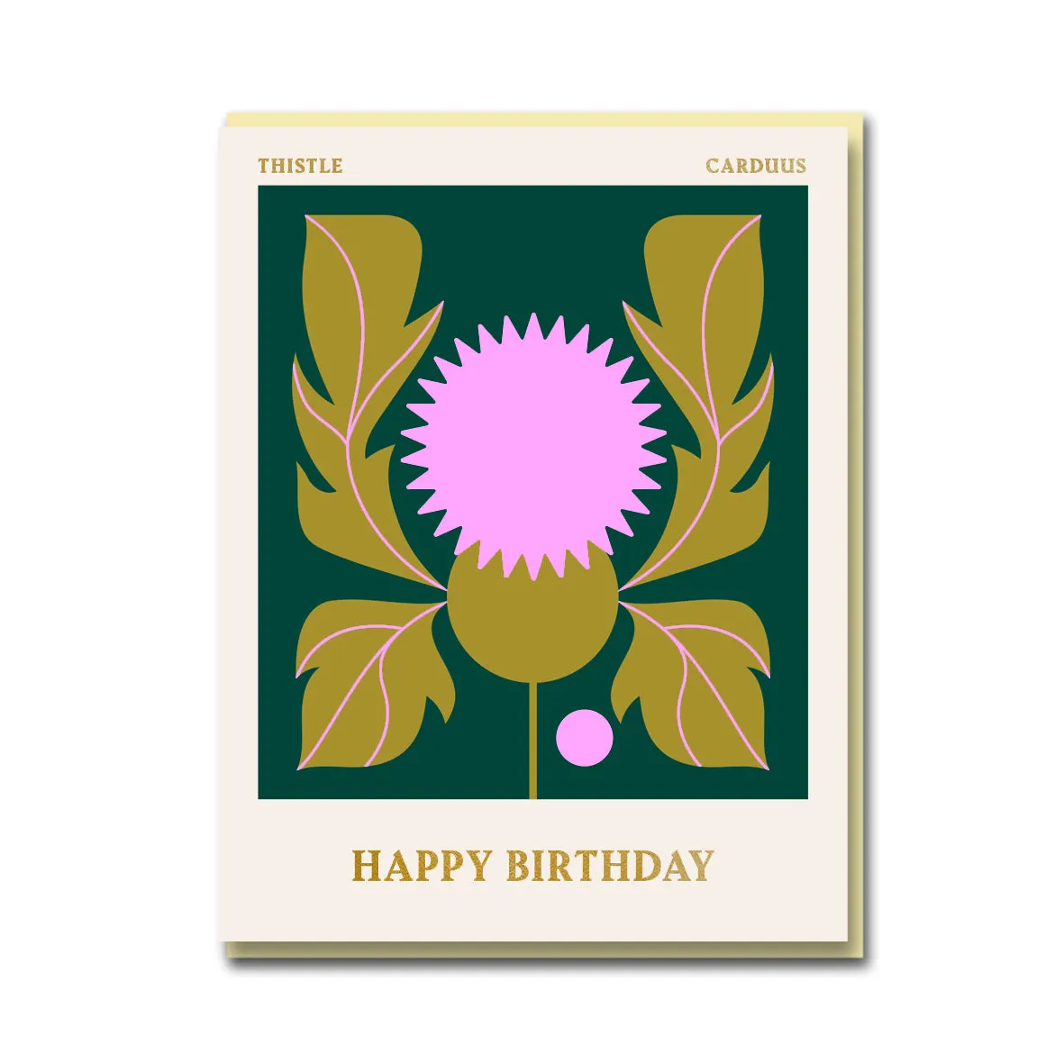 DC Columbia Road - Thistle - Happy Birthday -S2I