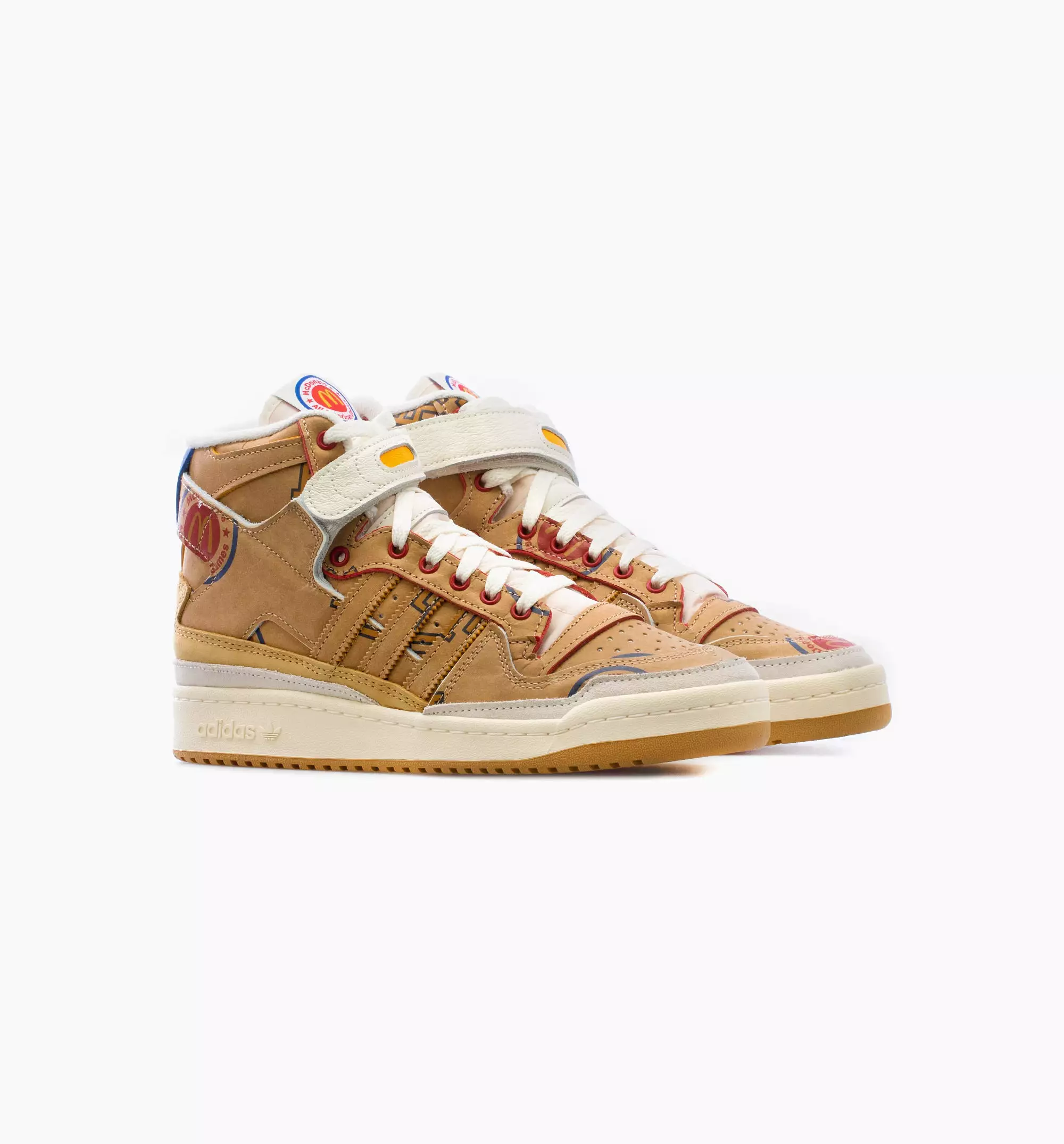 Eric Emanuel x Forum 84 High McDonald’s All American Mens Lifestyle Shoe - White/Beige