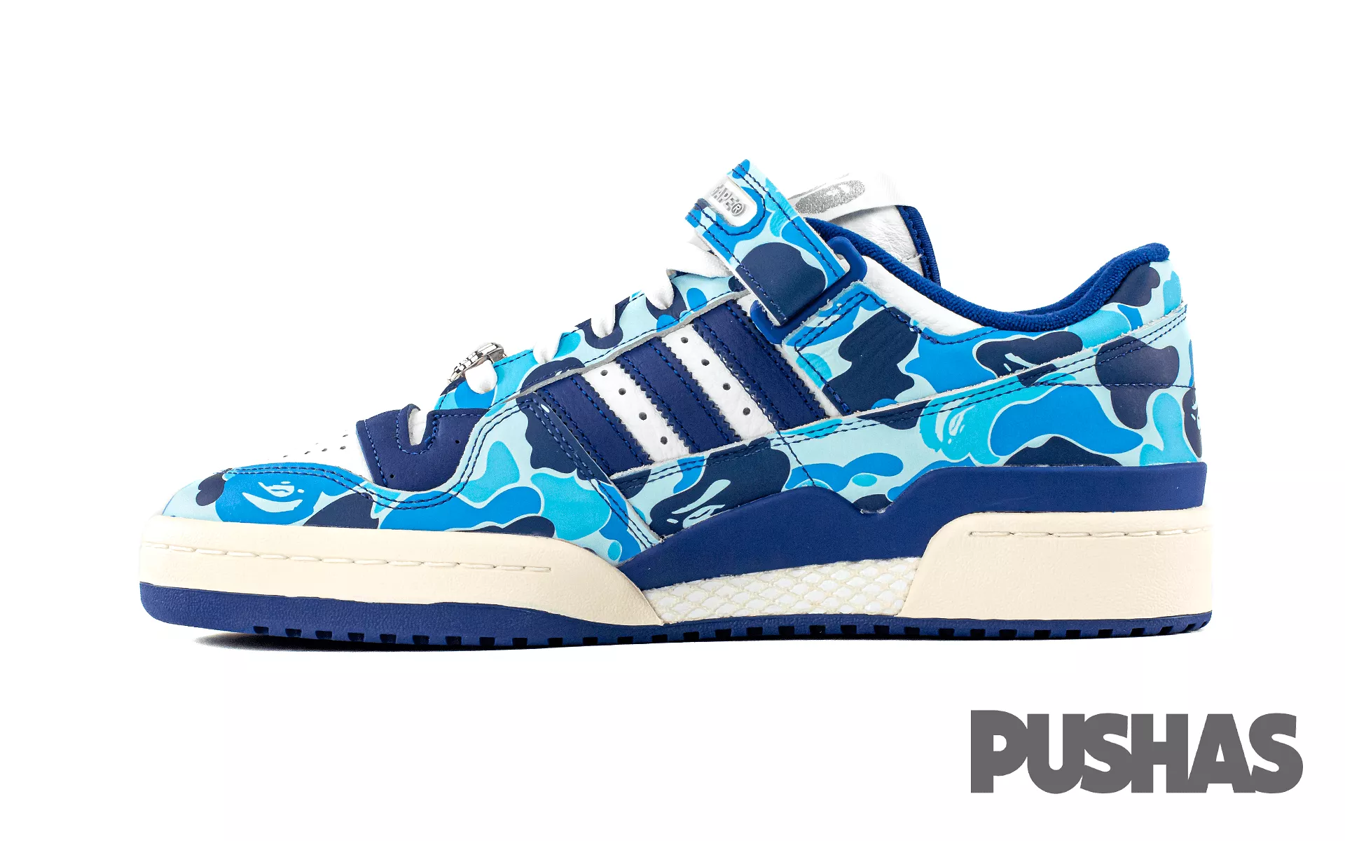 Forum 84 Low 'Bape 30th Anniversary Blue Camo' (2023)