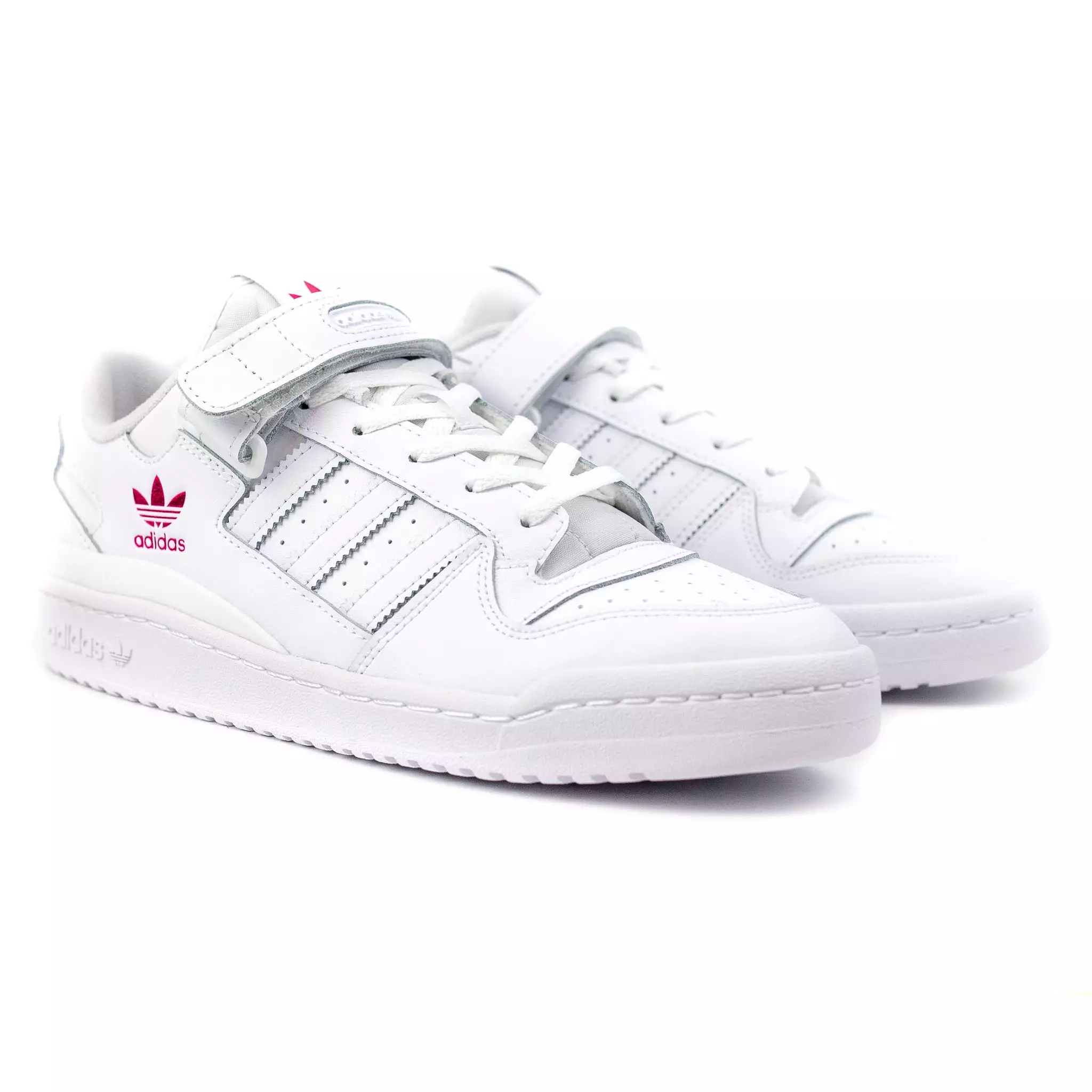 FORUM LOW WOMENS WHITE | PINK