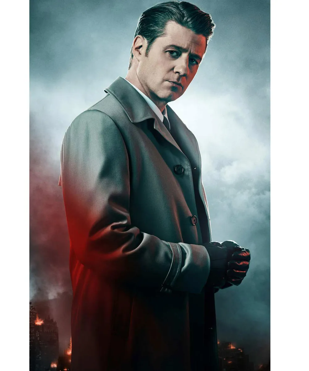 Gotham Season 5 Ben Mckenzie Trench Coat