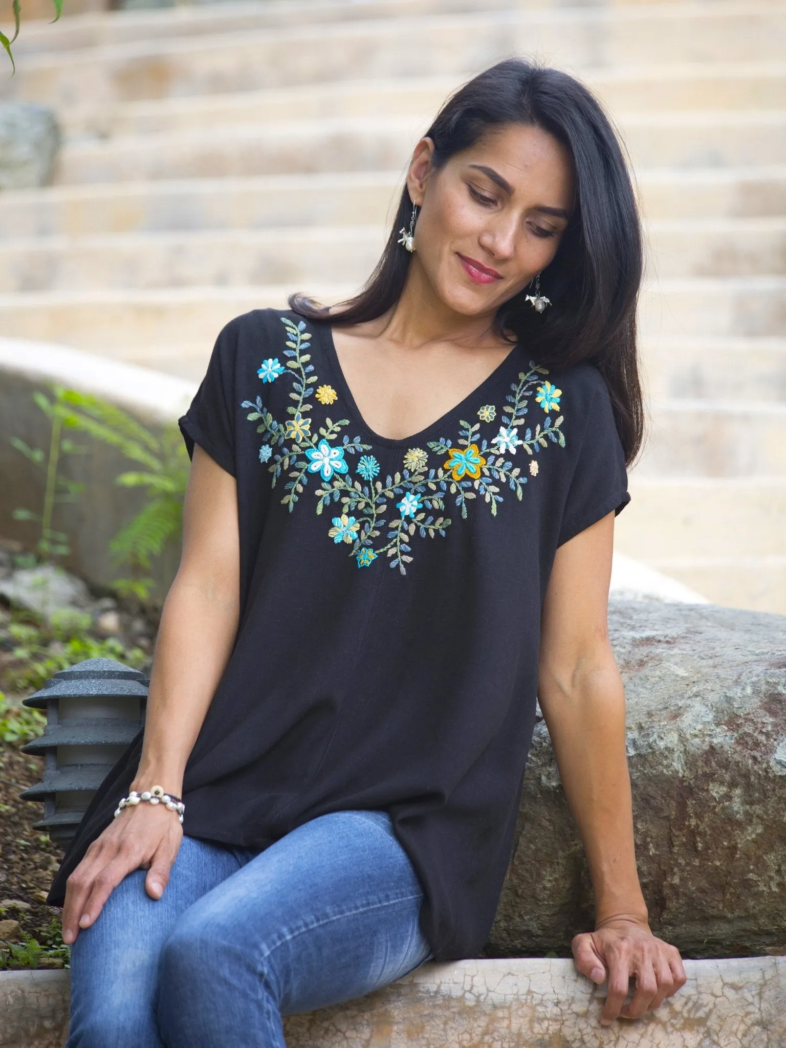 Graciela V-Neck Blouse