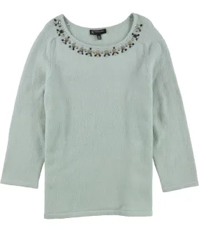 I-N-C Womens Embellished Collar Pullover Sweater