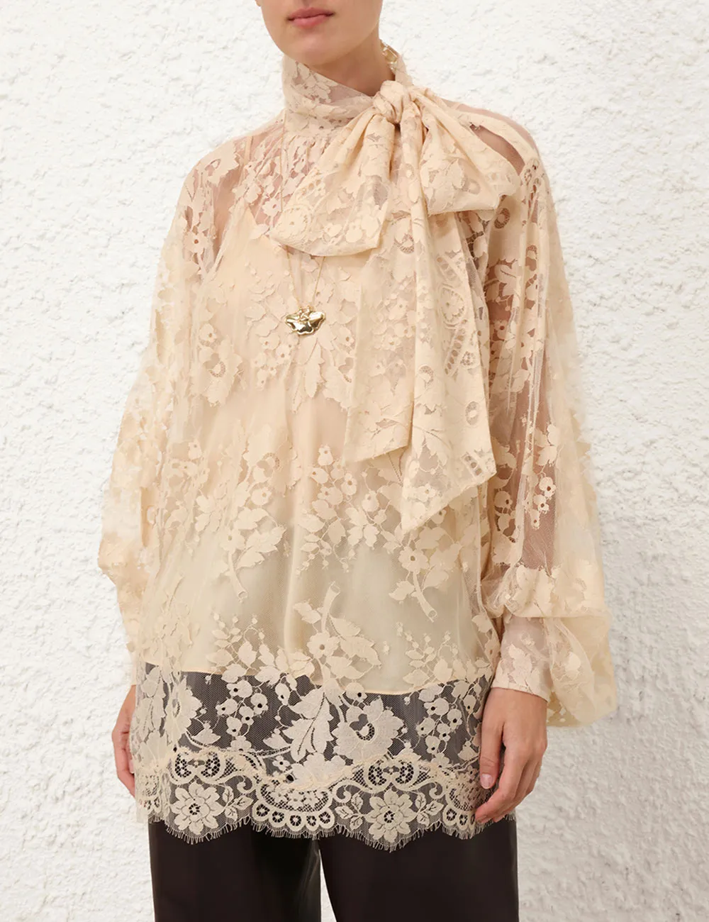 Illustration Lace Blouse