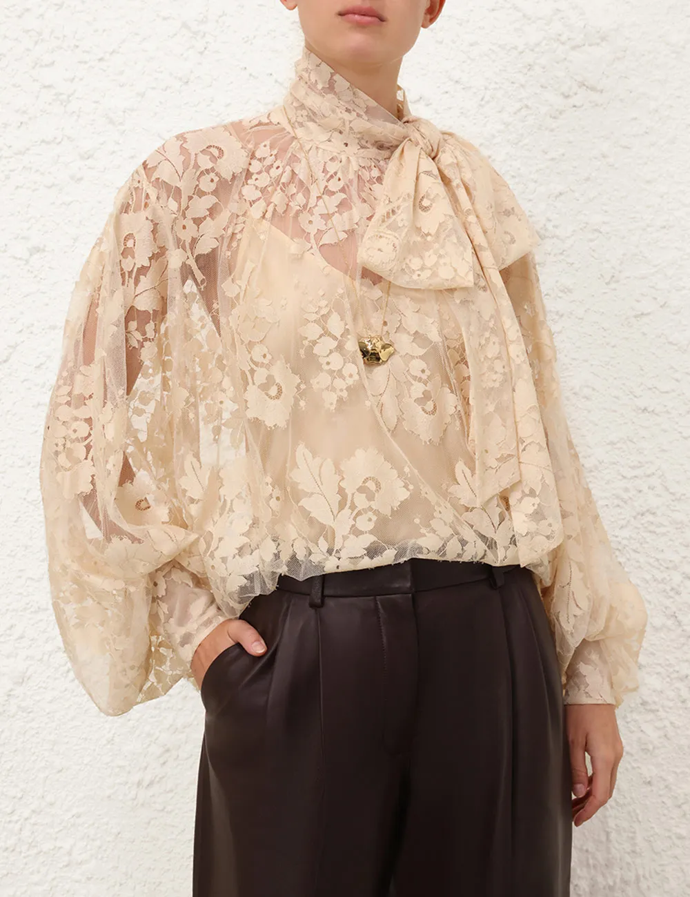 Illustration Lace Blouse