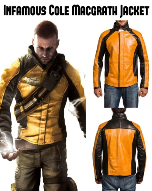 Infamous Video Game Cole Macgrath Jacket |William Jacket