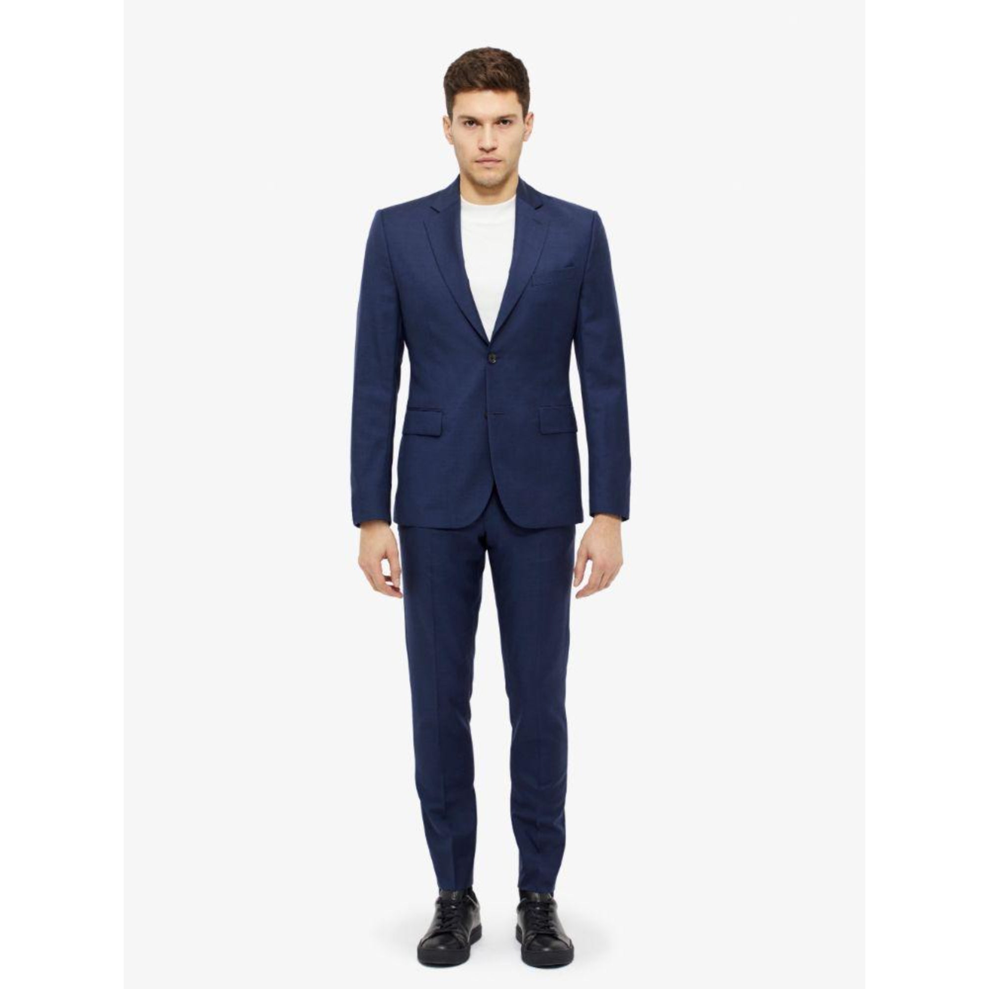 J.Lindeberg Donnie Chin Mohair Blazer - MID BLUE