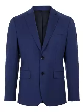 J.Lindeberg Mens Hopper Soft Summer Twill Blazer - MID BLUE