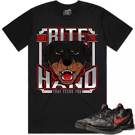 Kobe 6 Italian Camo 6s Shirt to Match - RED DONT BITE