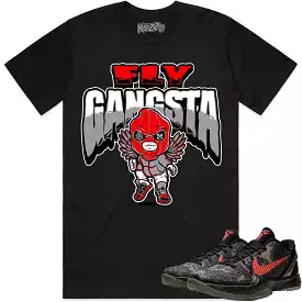 Kobe 6 Italian Camo 6s Shirt to Match - RED FLY GANGSTA