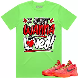 Kobe 6 Reverse Grinch 6s Shirt to Match - RED LOVED