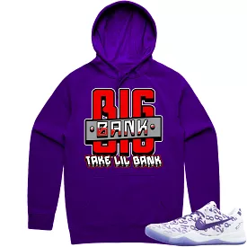 Kobe 8 Court Purple 8s Hoodie to Match - RED BIG BANK