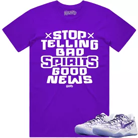 Kobe 8 Court Purple Shirt to Match - SPIRITS