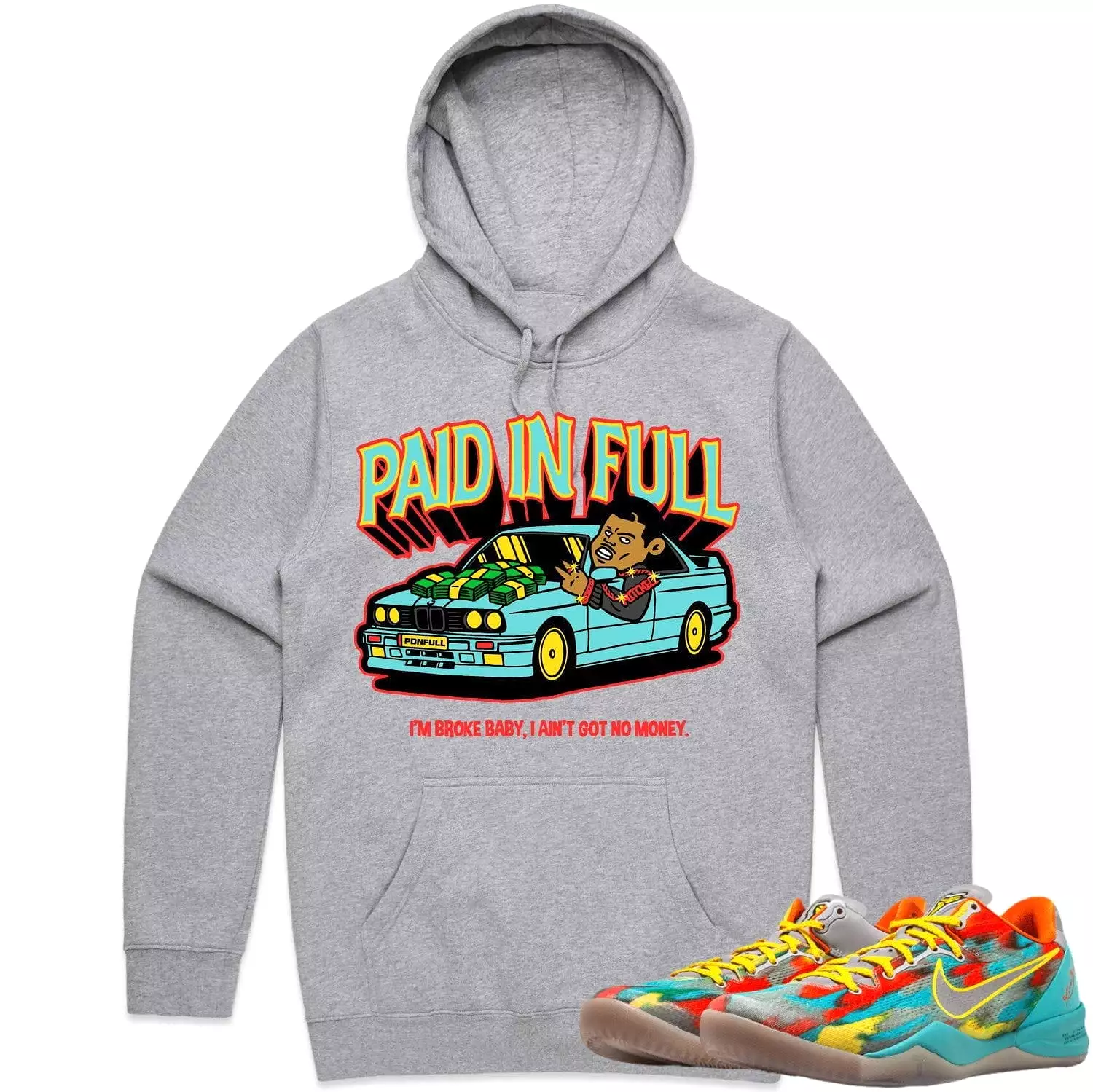 Kobe 8 Venice 8s Hoodie to Match - VENICE PAID