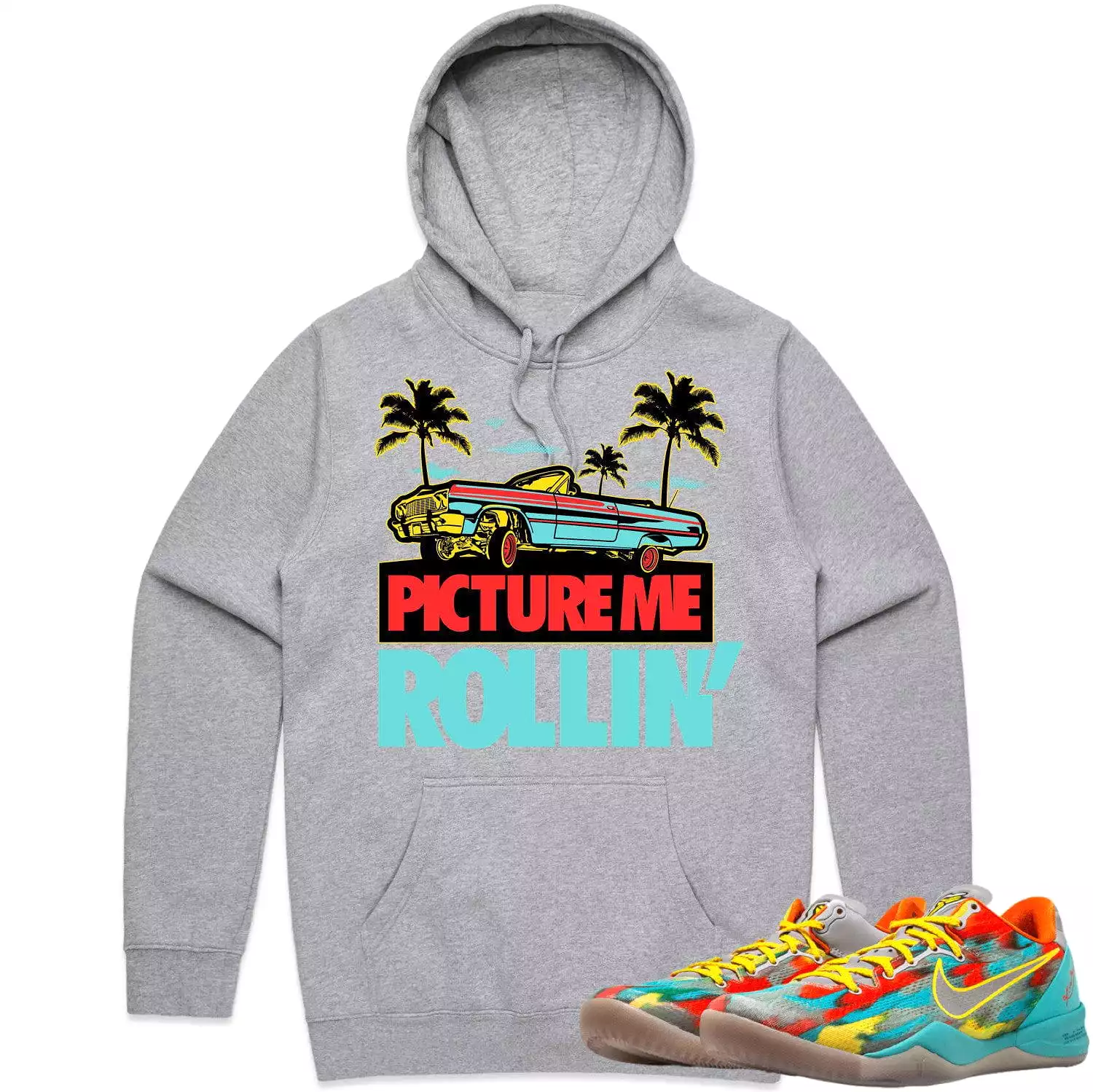 Kobe 8 Venice 8s Hoodie to Match - VENICE PMR