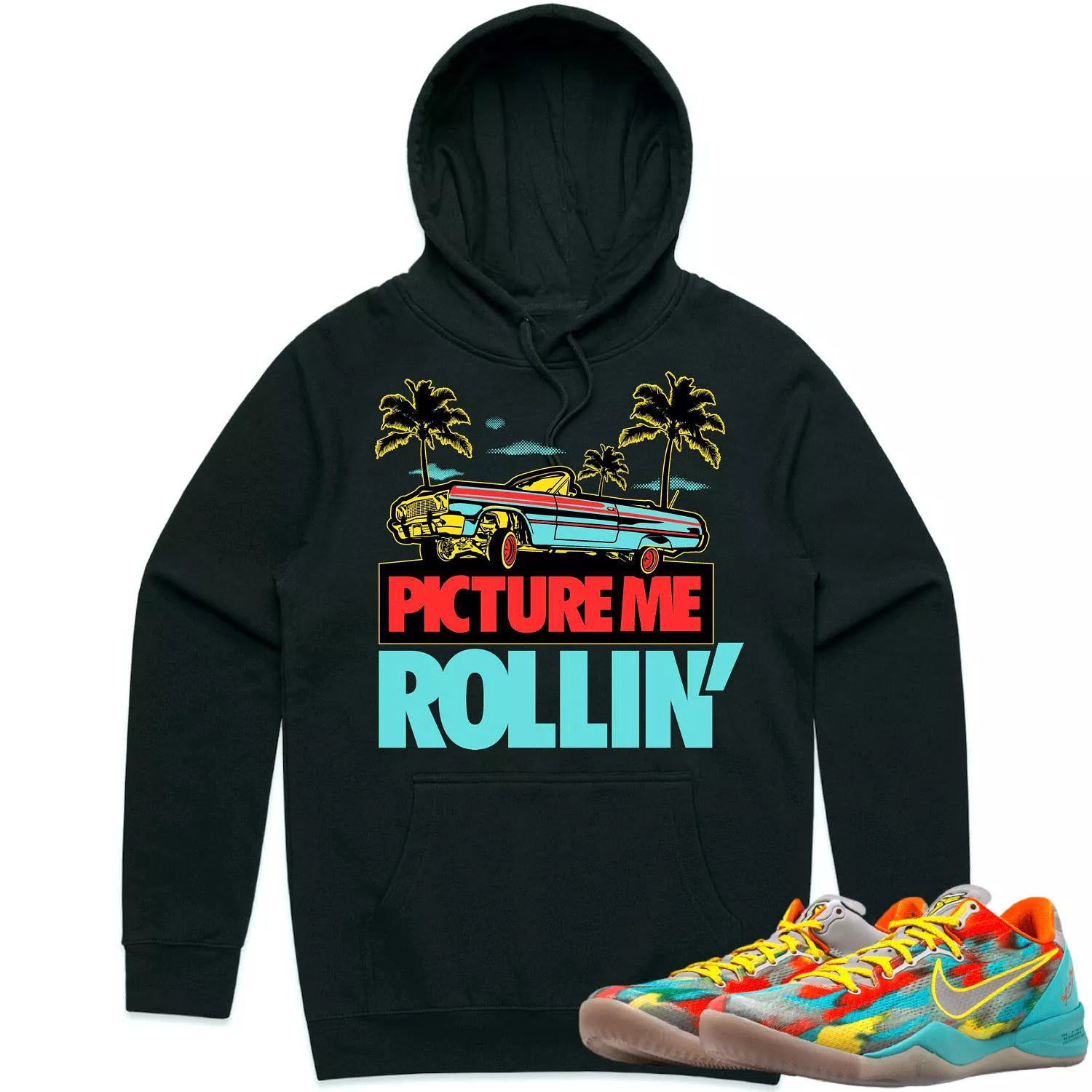 Kobe 8 Venice 8s Hoodie to Match - VENICE PMR