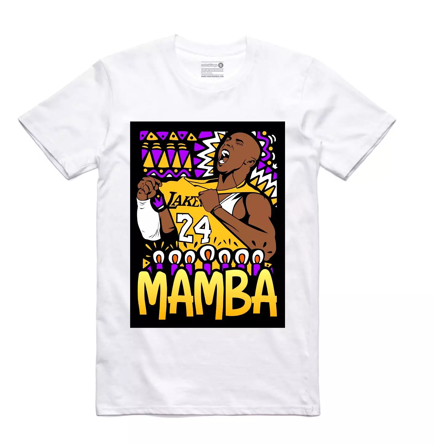 Kobe Art Mamba White Tee