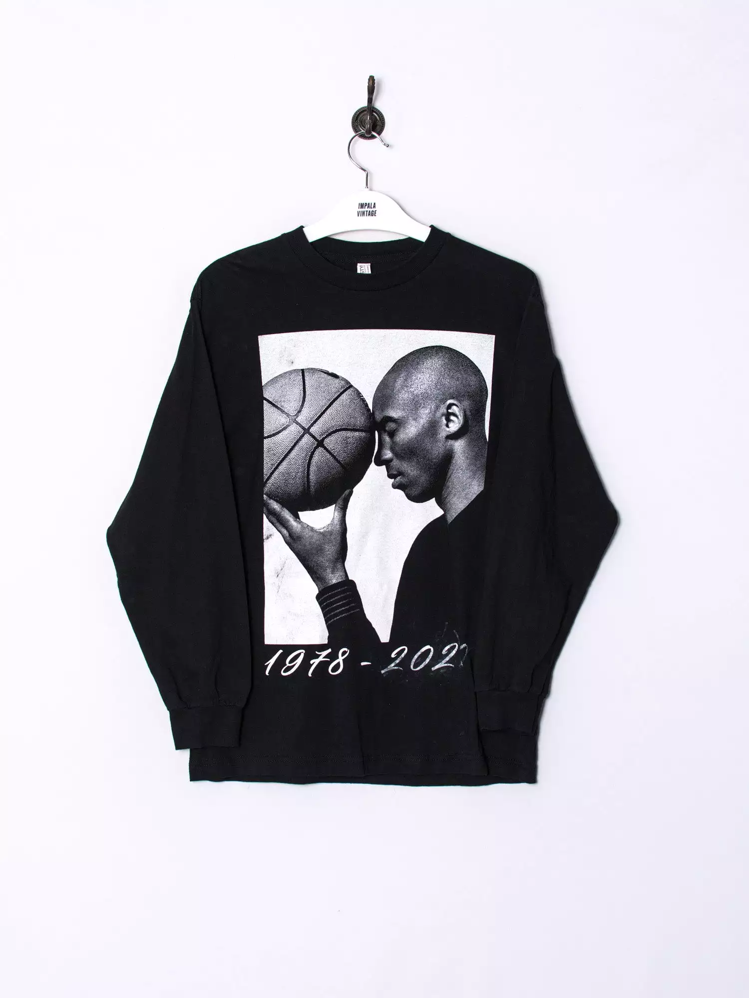 Kobe Bryant24 Black Mamba Cotton Long Sleeves Tee