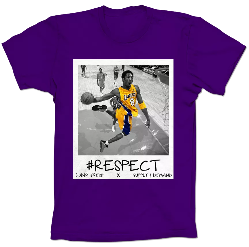 Kobe Respect Purple Tee