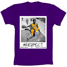 Kobe Respect Purple Tee