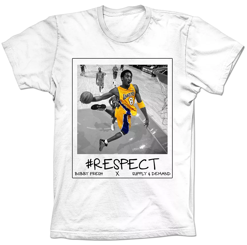 Kobe Respect White Tee (Blowout Sale)