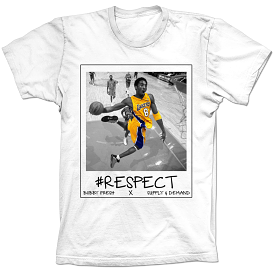 Kobe Respect White Tee (Blowout Sale)