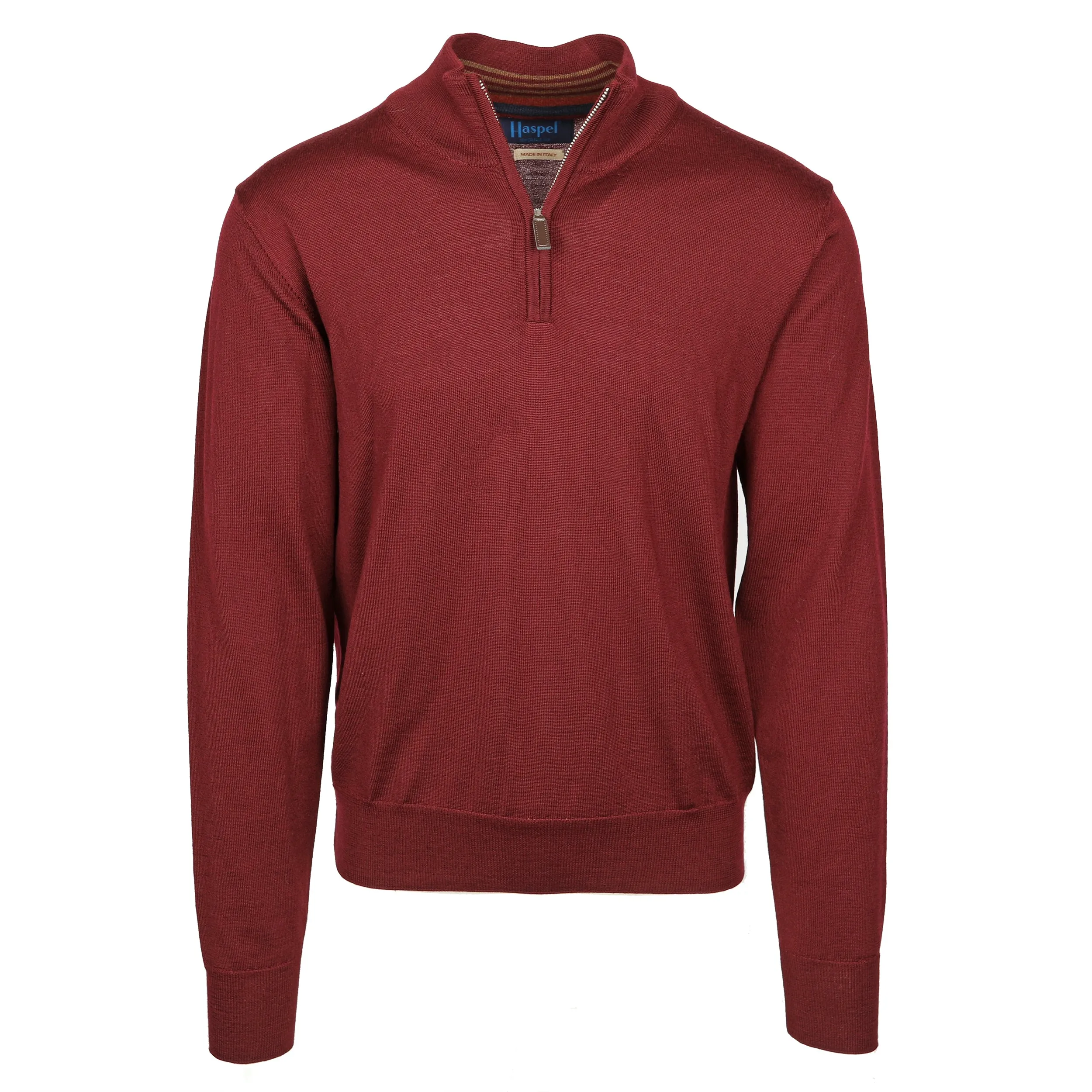 Lafayette Merlot Quarter Zip Sweater